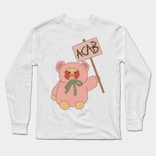 Acab duck plushie Long Sleeve T-Shirt